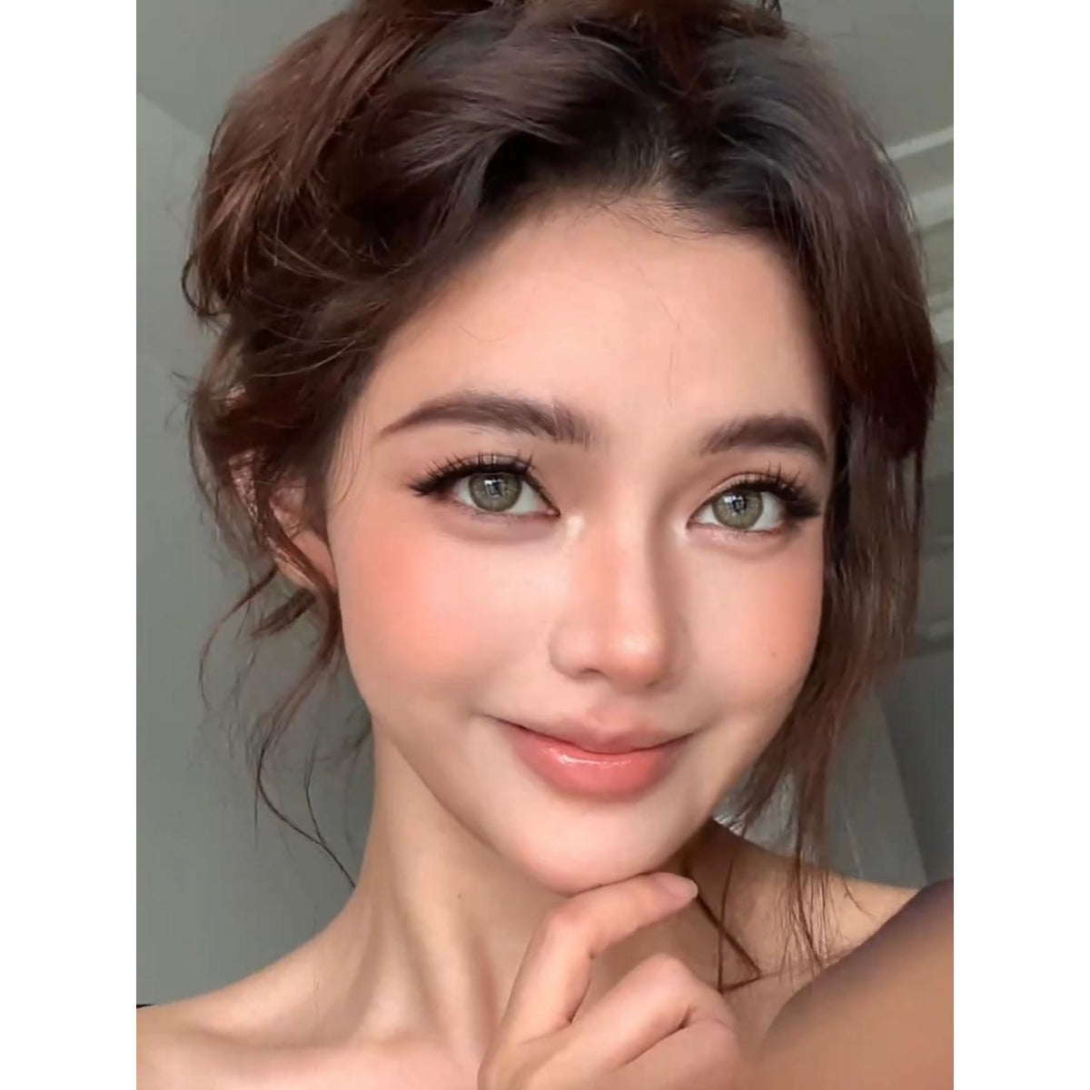 LSZONG Serltyca 14.20mm Brown Colored Contact Lenses (6 Months Wear)