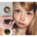 FMGUAN Serltyca 14.50mm Brown Colored Contact Lenses (6 Months Wear)