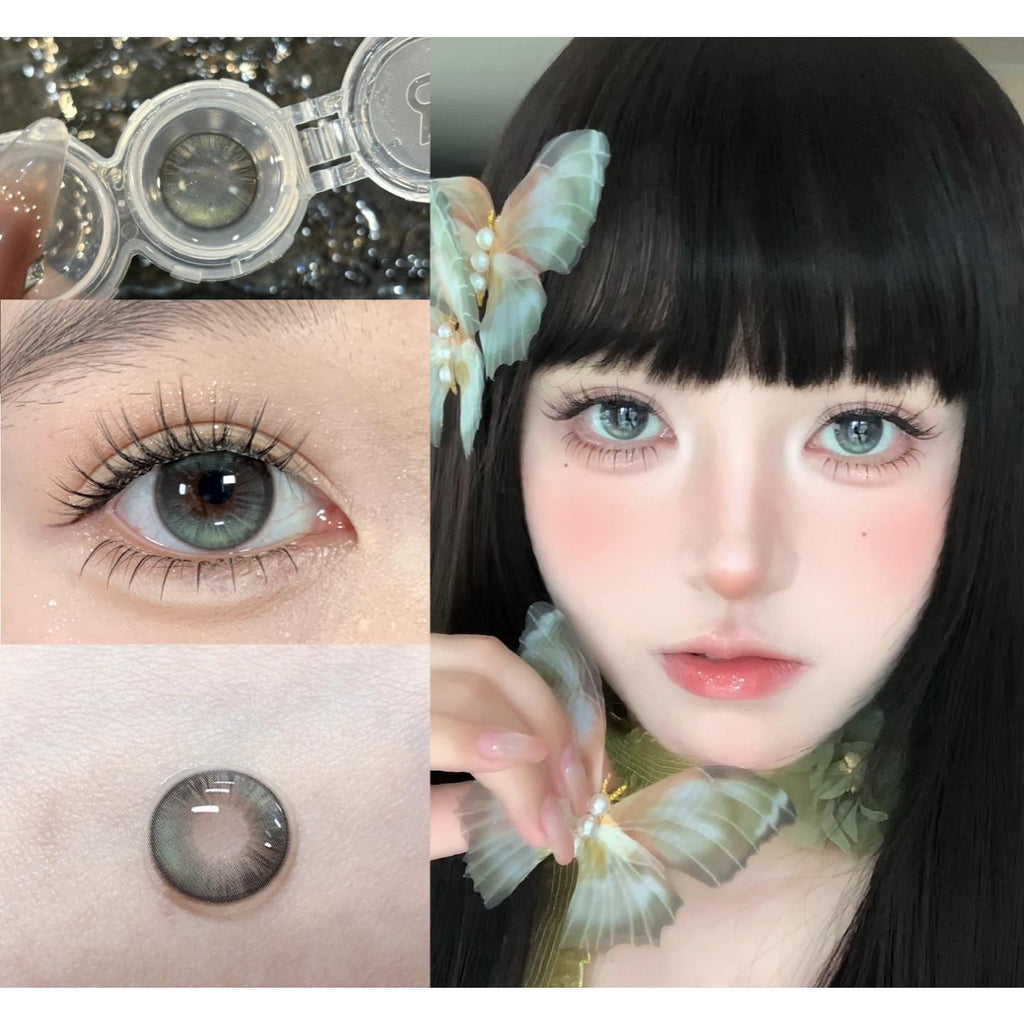 Kính áp tròng màu xanh lá cây MHJGUANG thestarlens 14.20mm (Thời hạn sử dụng 6 tháng)