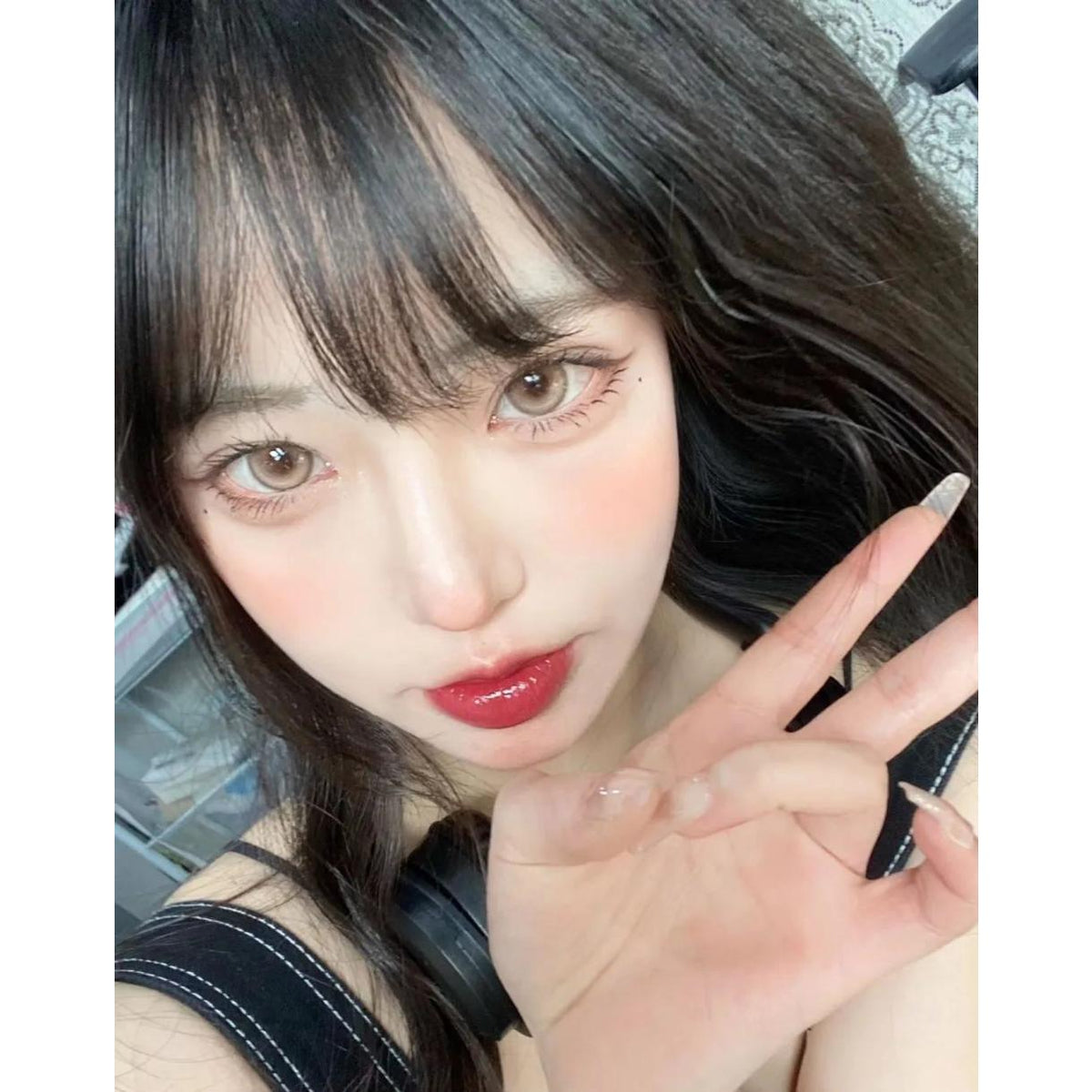 JTNCHA MorningCon 14.50mm Brown Colored Contact Lenses (6 Months Wear)