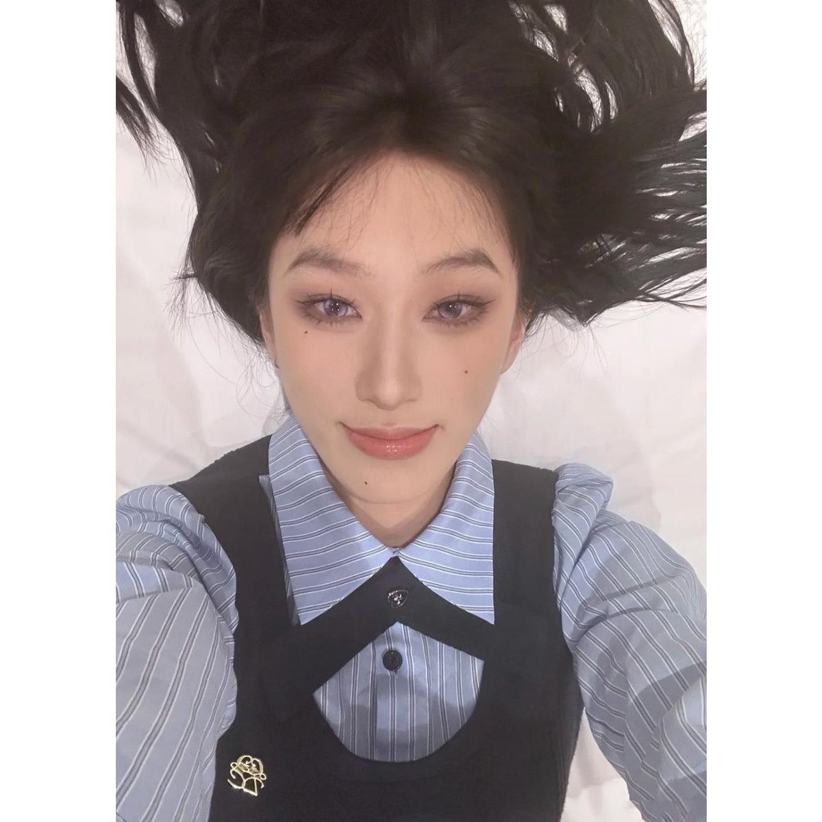 LJHDIE Xiyoulens 14.50mm Purple Colored Contact Lenses (6 Months Wear)