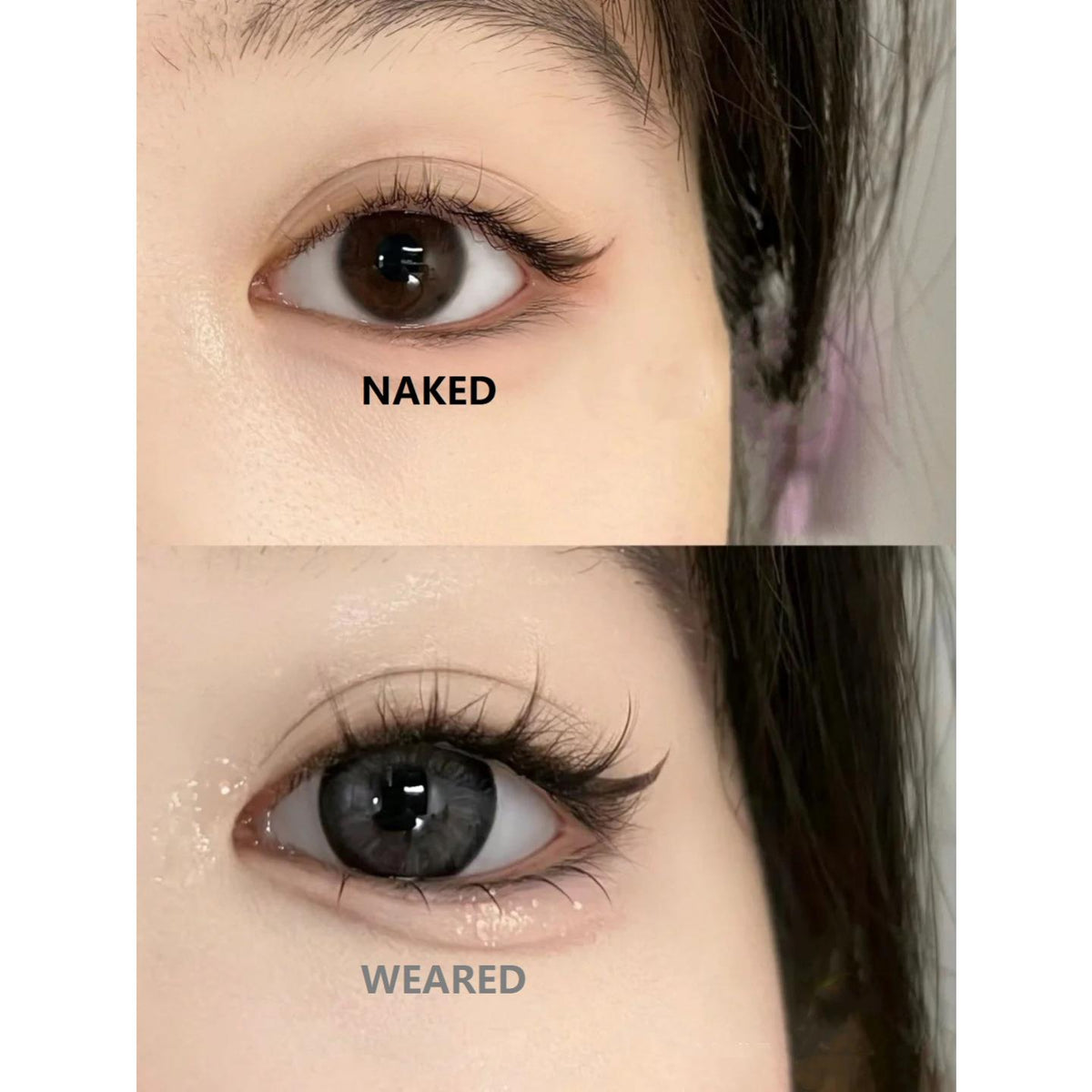 SBZHU OVOLOOK 14.50mm Blue Colored Contact Lenses (6 Months Wear)