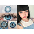 XBNHYU MorningCon 14.20mm Blue Colored Contact Lenses (6 Months Wear)