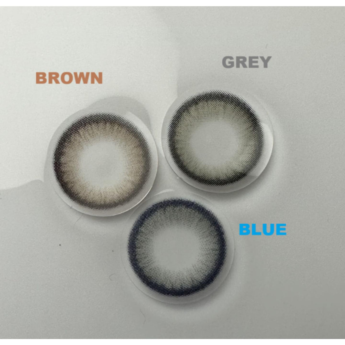 YSHUI BOOSCON 14.50mm Grey Colored Contact Lenses (6 Months Wear)