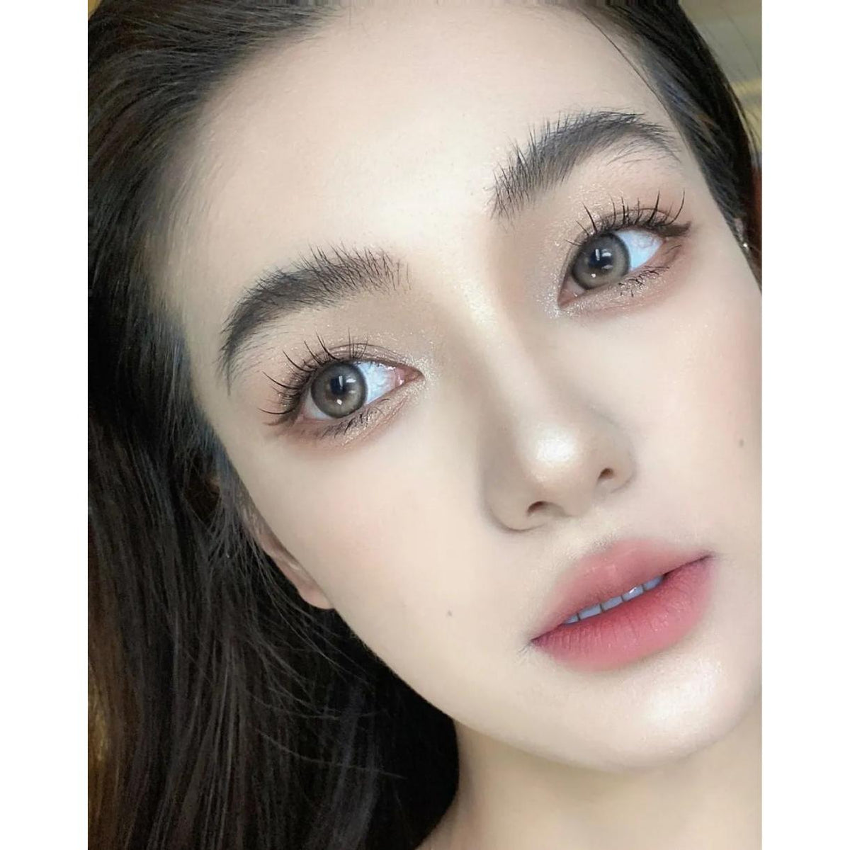 GGNYOU MorningCon 14.50mm Gray Colored Contact Lenses (6 Months Wear)