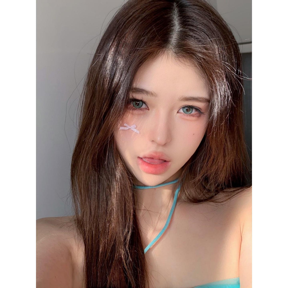 BJXLV PORSLEN 14.20mm Green Colored Contact Lenses (6 Months Wear)