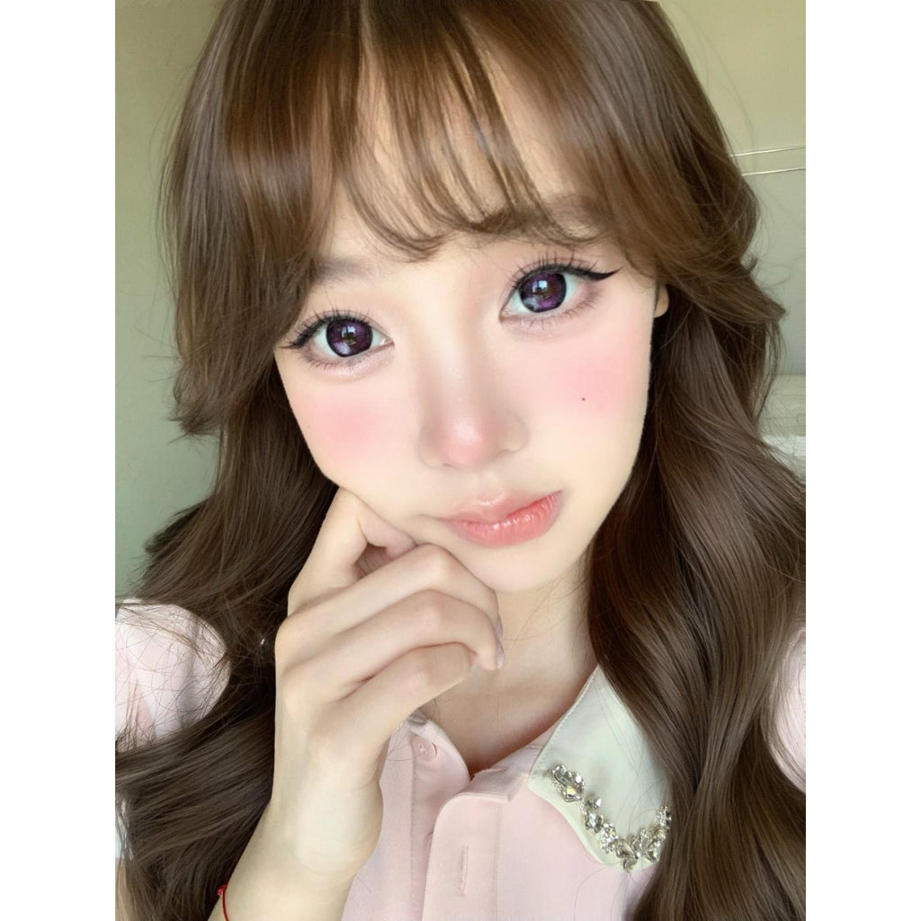 MFYSHUI thestarlens 14.50mm Purple Colored Contact Lenses (6 Months Wear)