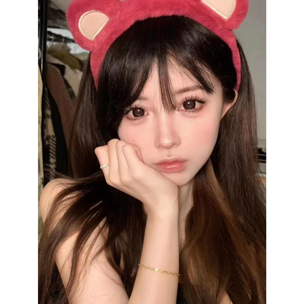 BGDHONG FLLYCON 14.50mm Red Colored Contact Lenses (6 Months Wear)
