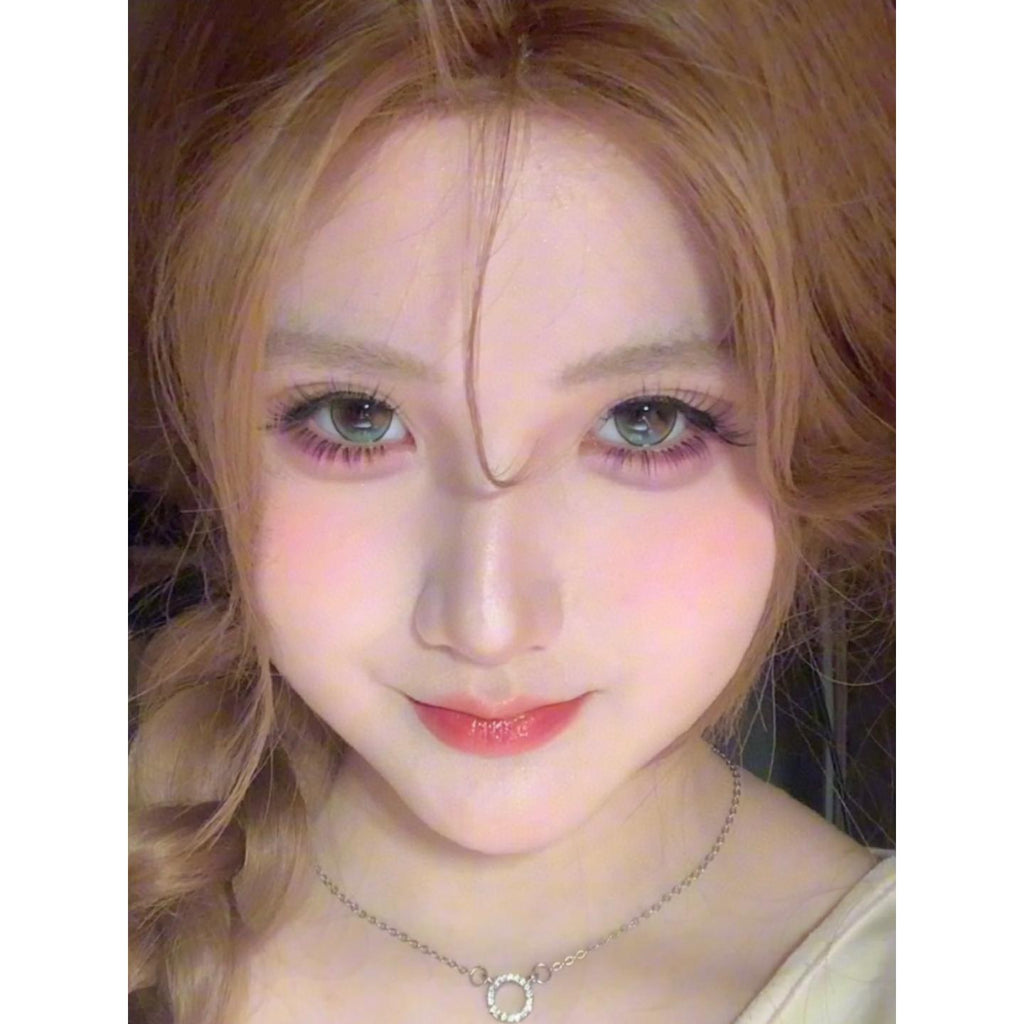 YXYHUA Xiyoulens คอนแทคเลนส์สีเขียว ขนาด 14.50 มม. (ชนิดราย 6 เดือน)