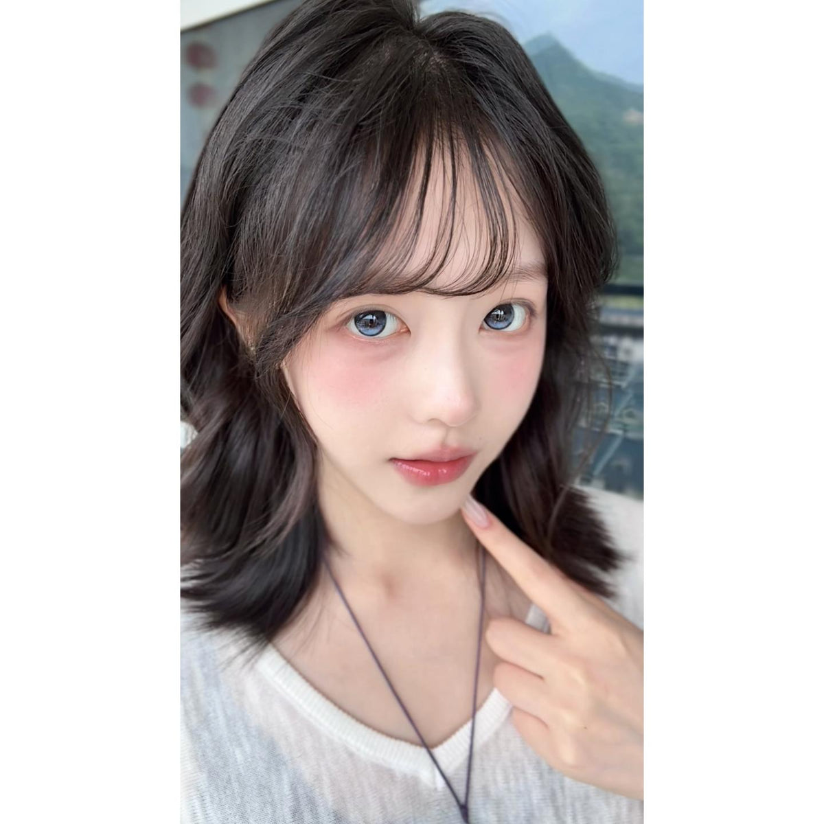 DHZZHU thestarlens 14.50mm Blue Colored Contact Lenses (6 Months Wear)