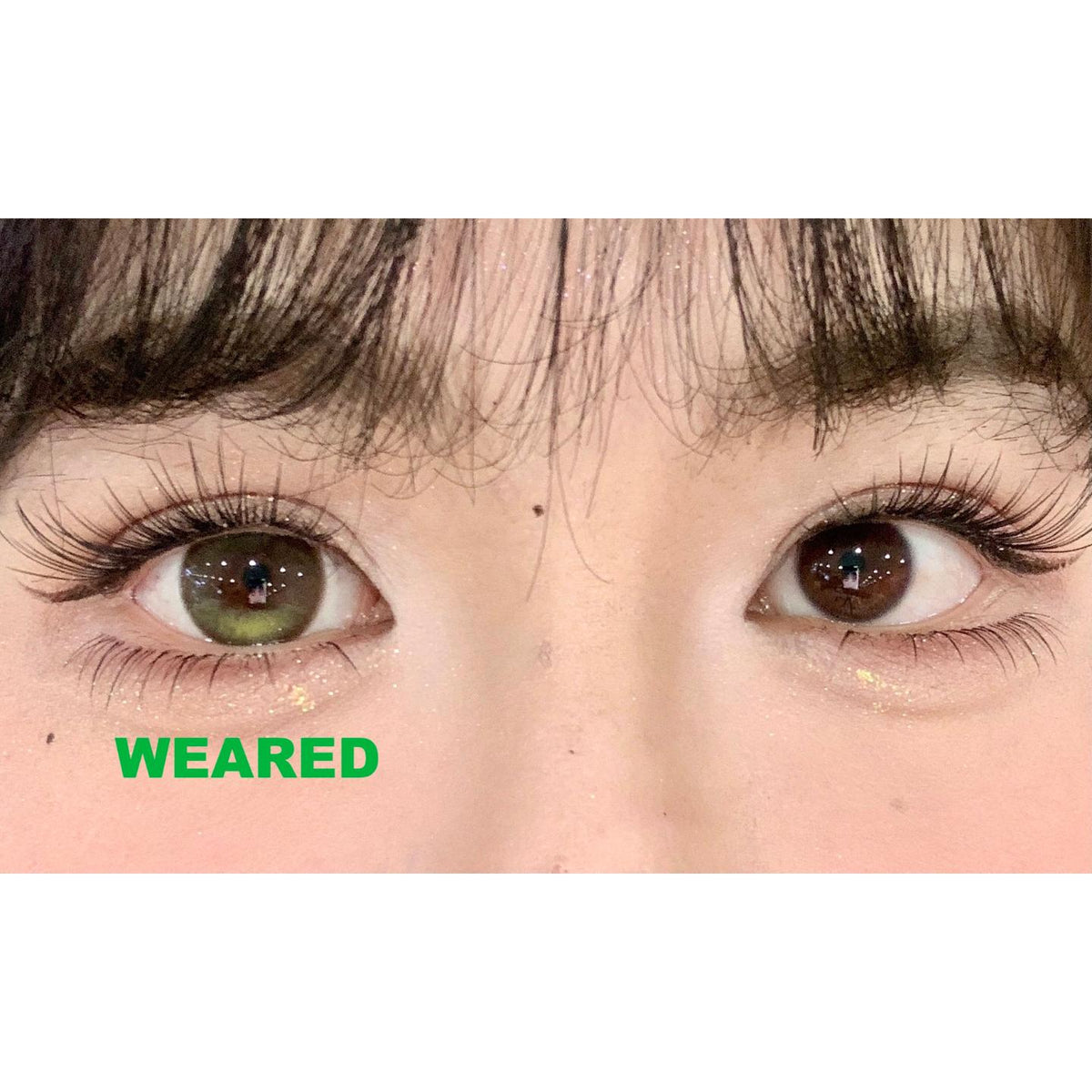 CDLJQTUAN OBALEN 14.50mm Green Colored Contact Lenses (6 Months Wear)