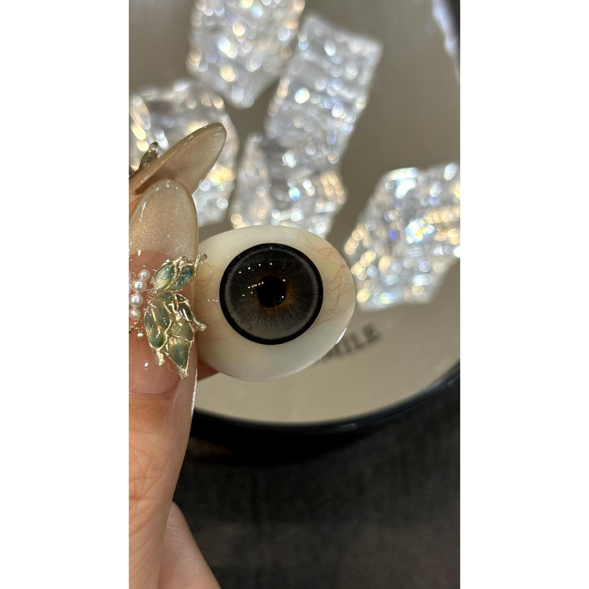 JXALAO thestarlens 14.50mm Grey Colored Contact Lenses (6 Months Wear)