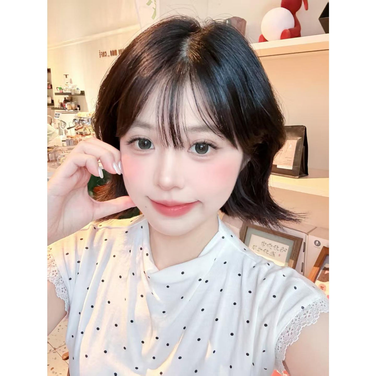 FQSONG MimiPark 14.20mm Green Colored Contact Lenses (6 Months Wear)