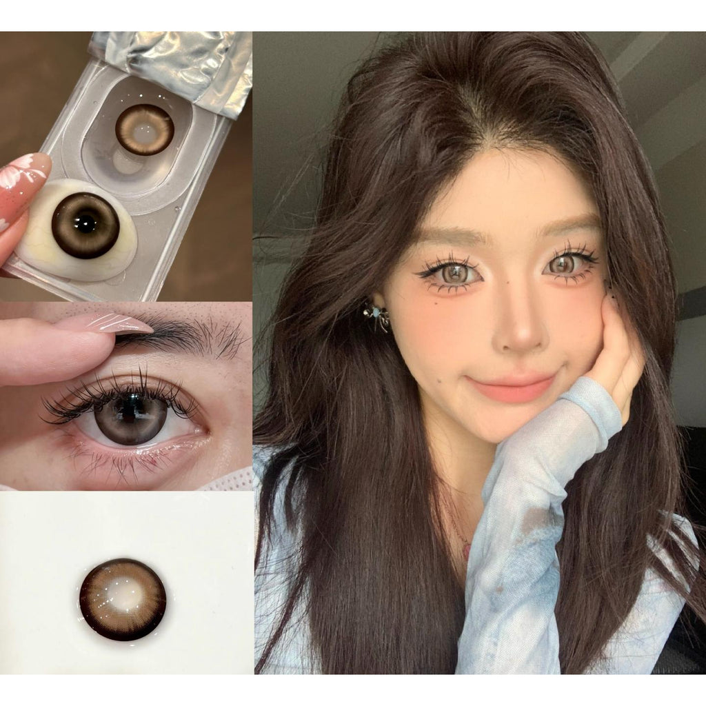 Kính áp tròng màu nâu DYMMEI thestarlens 14.50mm (Thời hạn sử dụng 6 tháng)