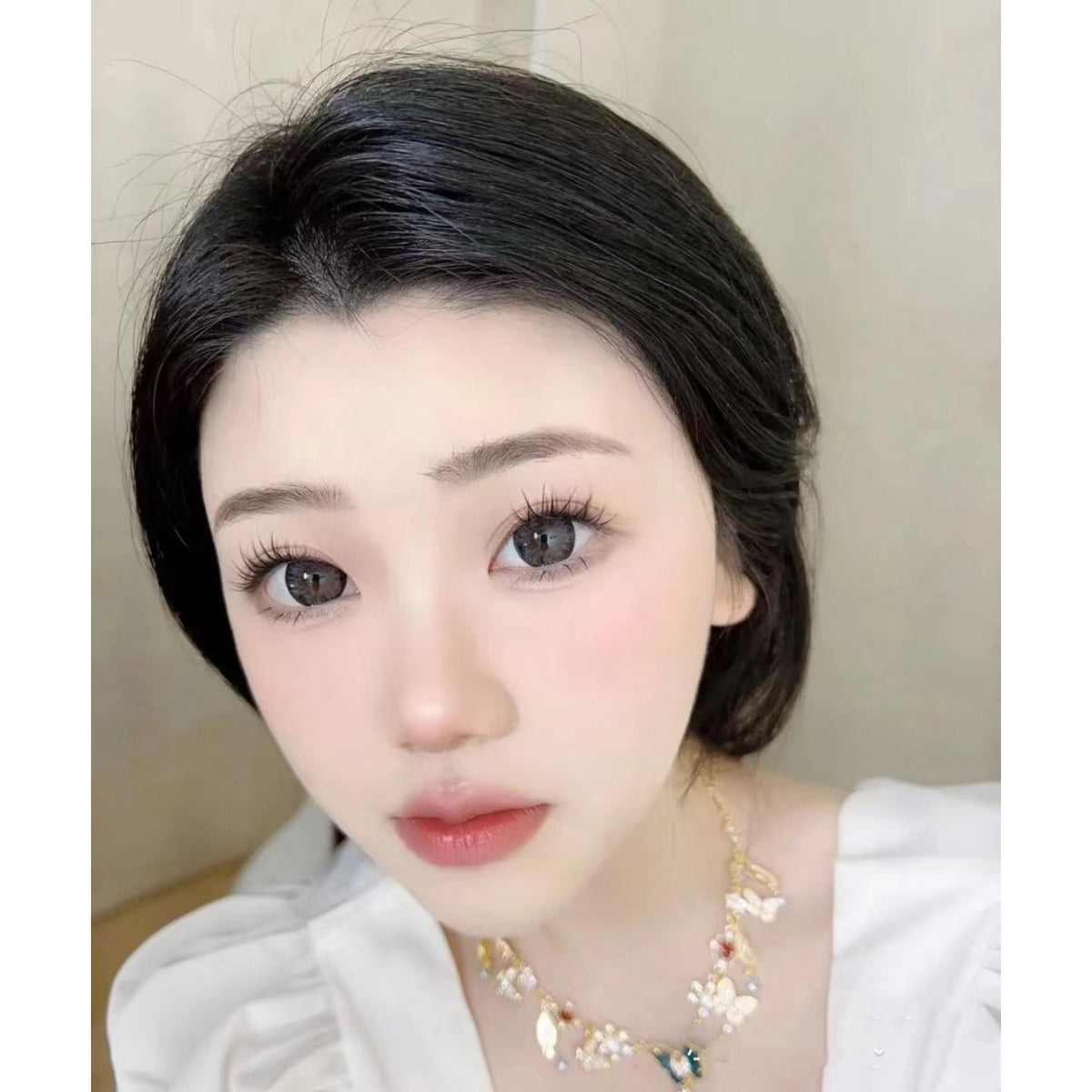 MLWLONG BOOSCON 14.50mm Gray Colored Contact Lenses (6 Months Wear)