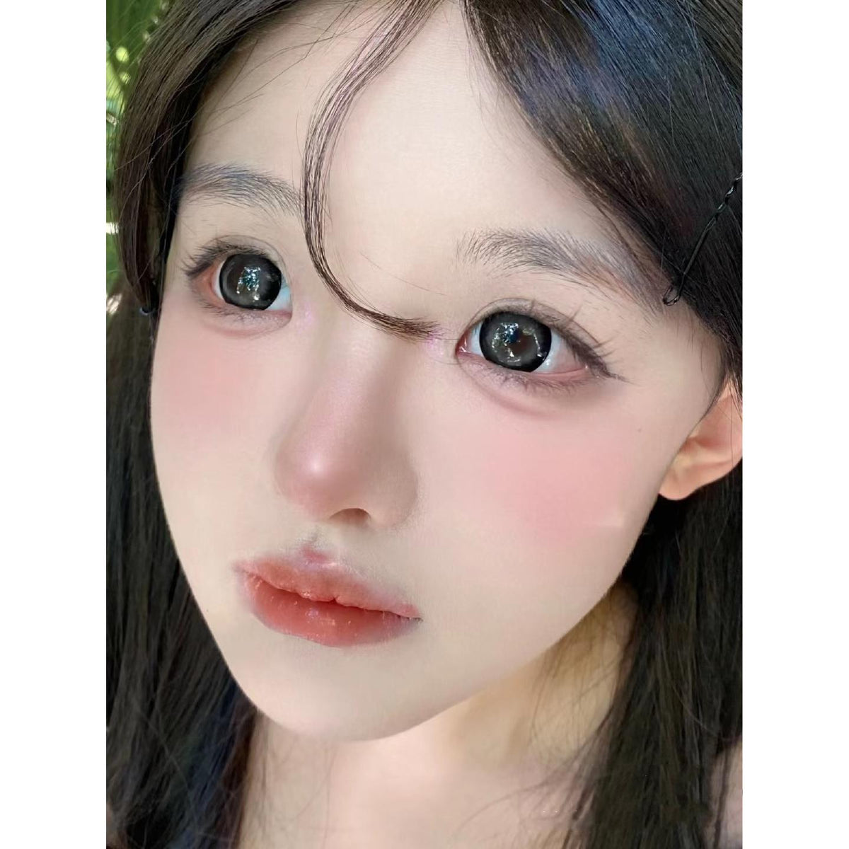 HJSYA Xiyoulens 14.50mm Black Colored Contact Lenses (6 Months Wear)