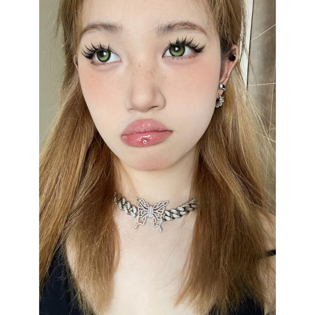 WNSLV Xiyoulens 14.20mm Green Colored Contact Lenses (6 Months Wear)