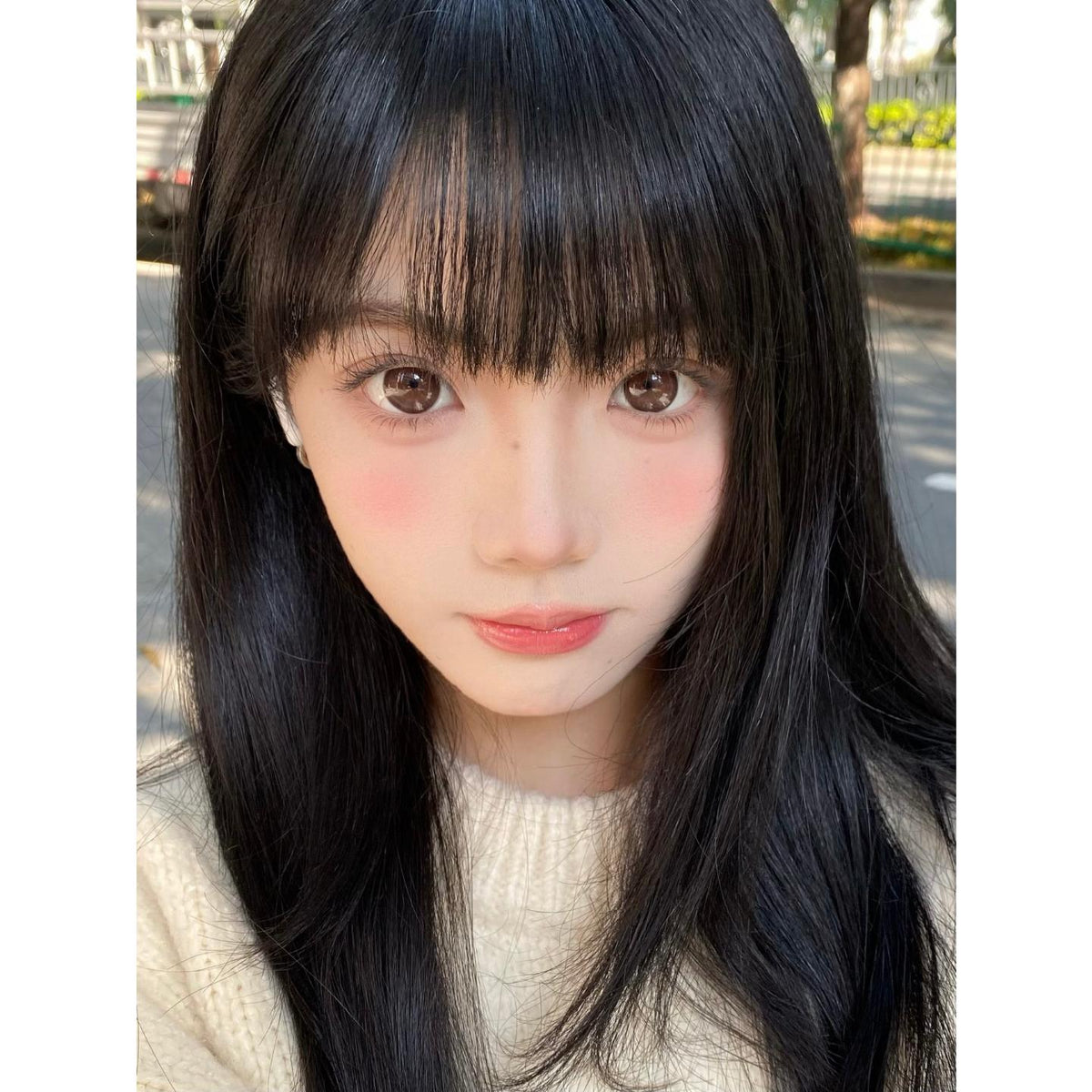CDKANDAI OBALEN 14.50mm Brown Colored Contact Lenses (6 Months Wear)