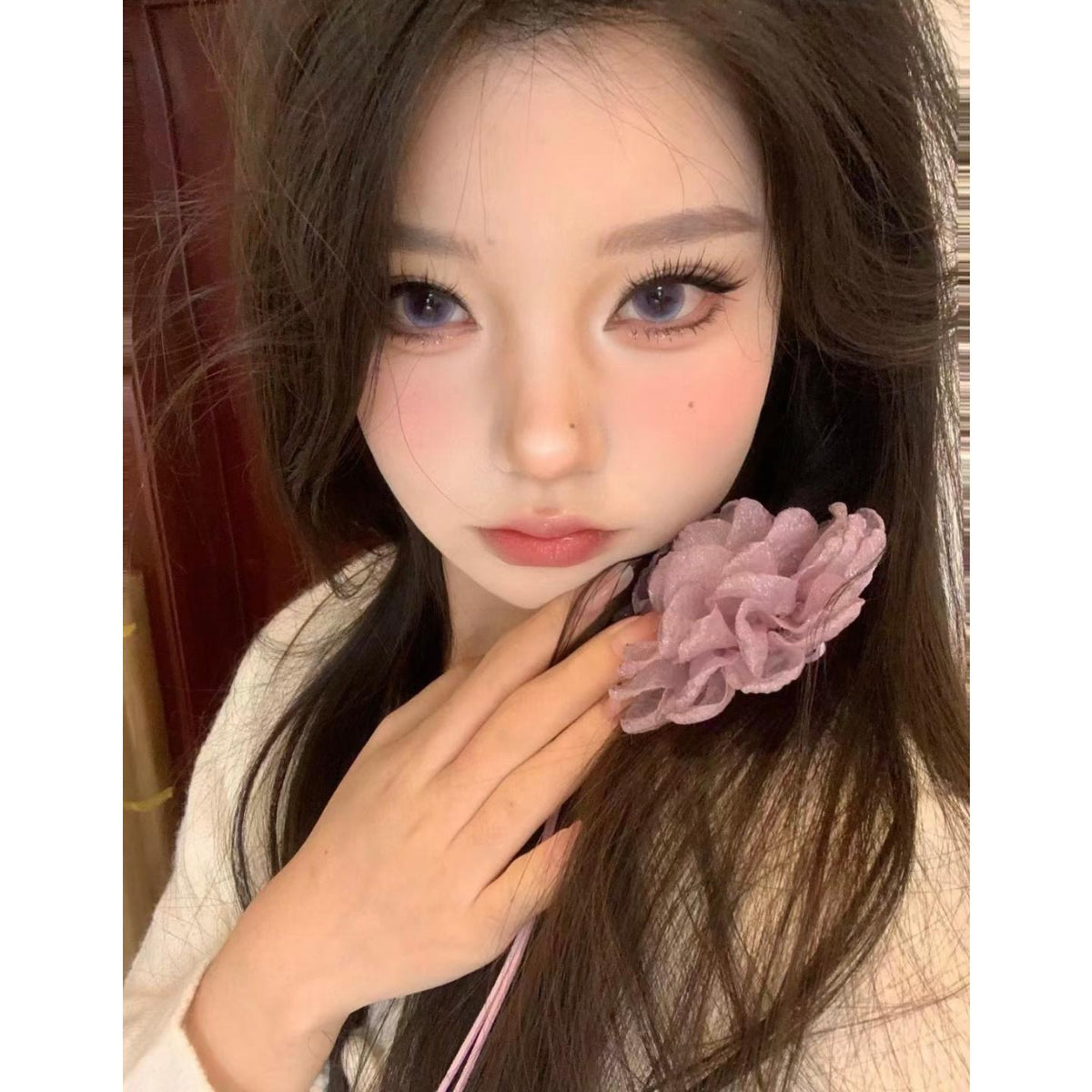 XXYLI FLLYCON 14.50mm Purple Colored Contact Lenses (6 Months Wear)