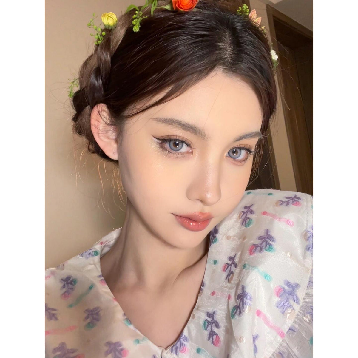 LYPIAN Xiyoulens 14.20mm Blue Colored Contact Lenses (6 Months Wear)