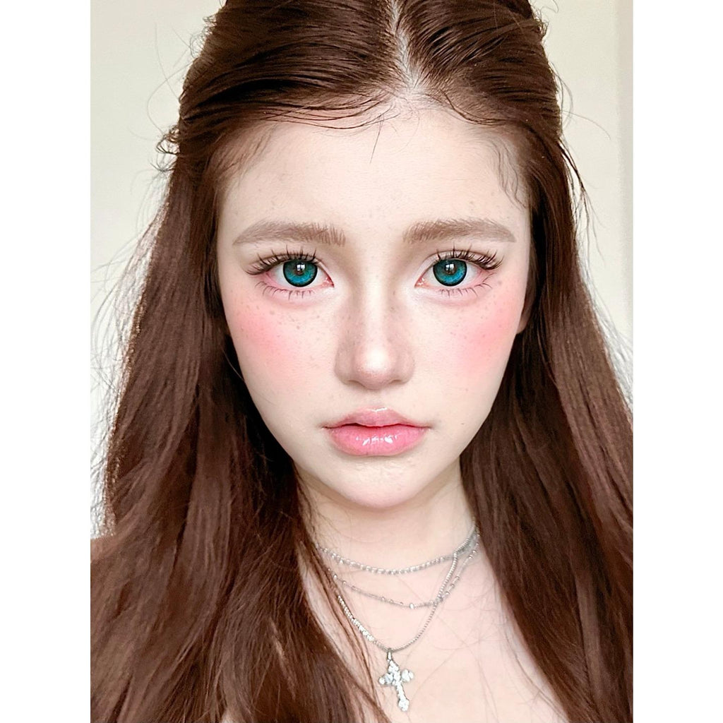 คอนแทคเลนส์สี GDHAI รุ่น Serltyca ขนาด 14.50 มม. สีฟ้า (ชนิดราย 6 เดือน)