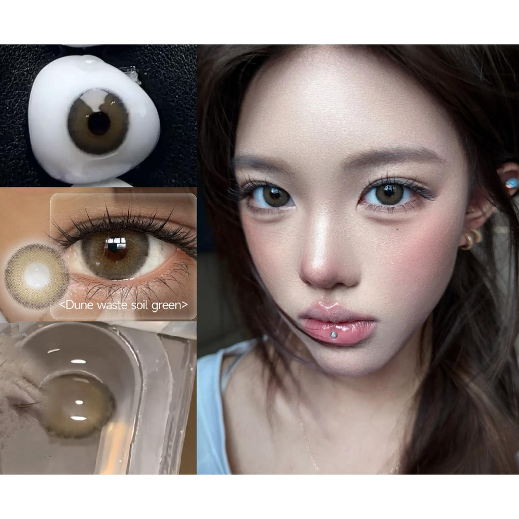 คอนแทคเลนส์สีเขียว SQFTLV Serltyca ขนาด 14.20 มม. (ชนิดใช้งานได้ 6 เดือน)