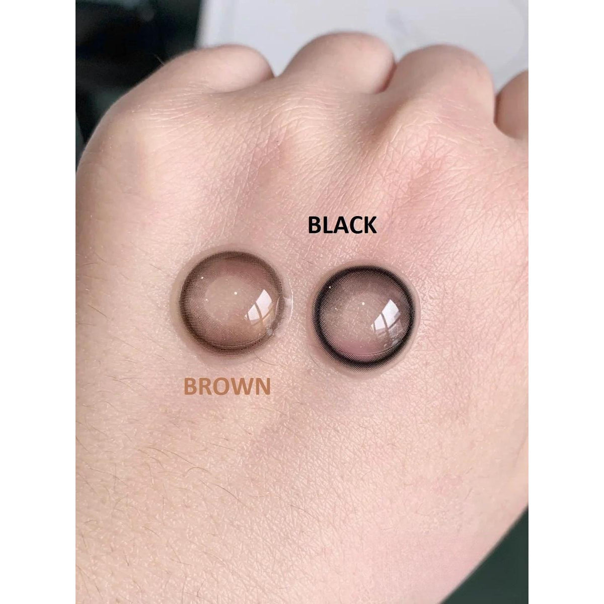 XWCAN MorningCon 14.20mm Brown Colored Contact Lenses (6 Months Wear)
