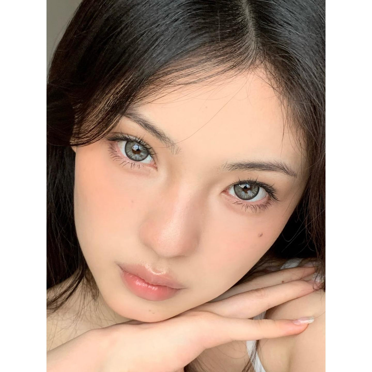 คอนแทคเลนส์สี BJLSHE รุ่น PORSLEN ขนาด 14.50 มม. สีเทา (ชนิดราย 6 เดือน)