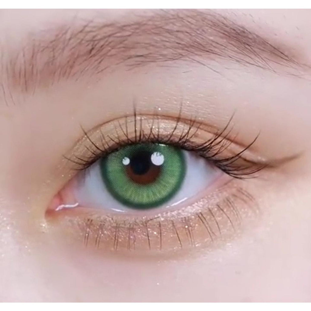 Kính áp tròng màu Xiyoulens QLMENG 14.20mm màu xanh lá (thời hạn sử dụng 6 tháng)
