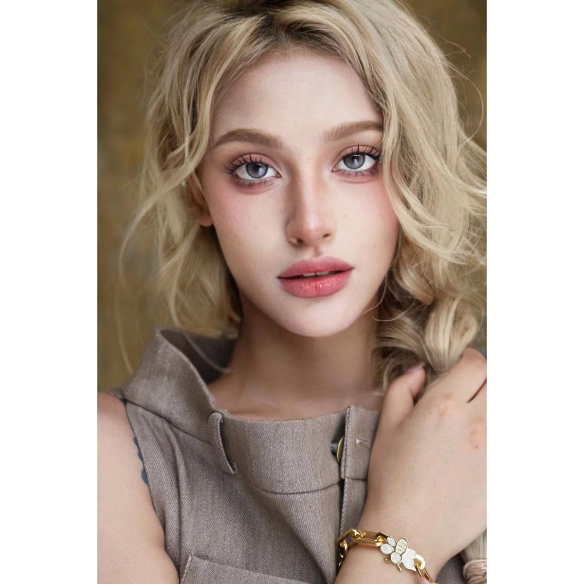 LCMYIN MorningCon 14.50mm Gray Colored Contact Lenses (6 Months Wear)