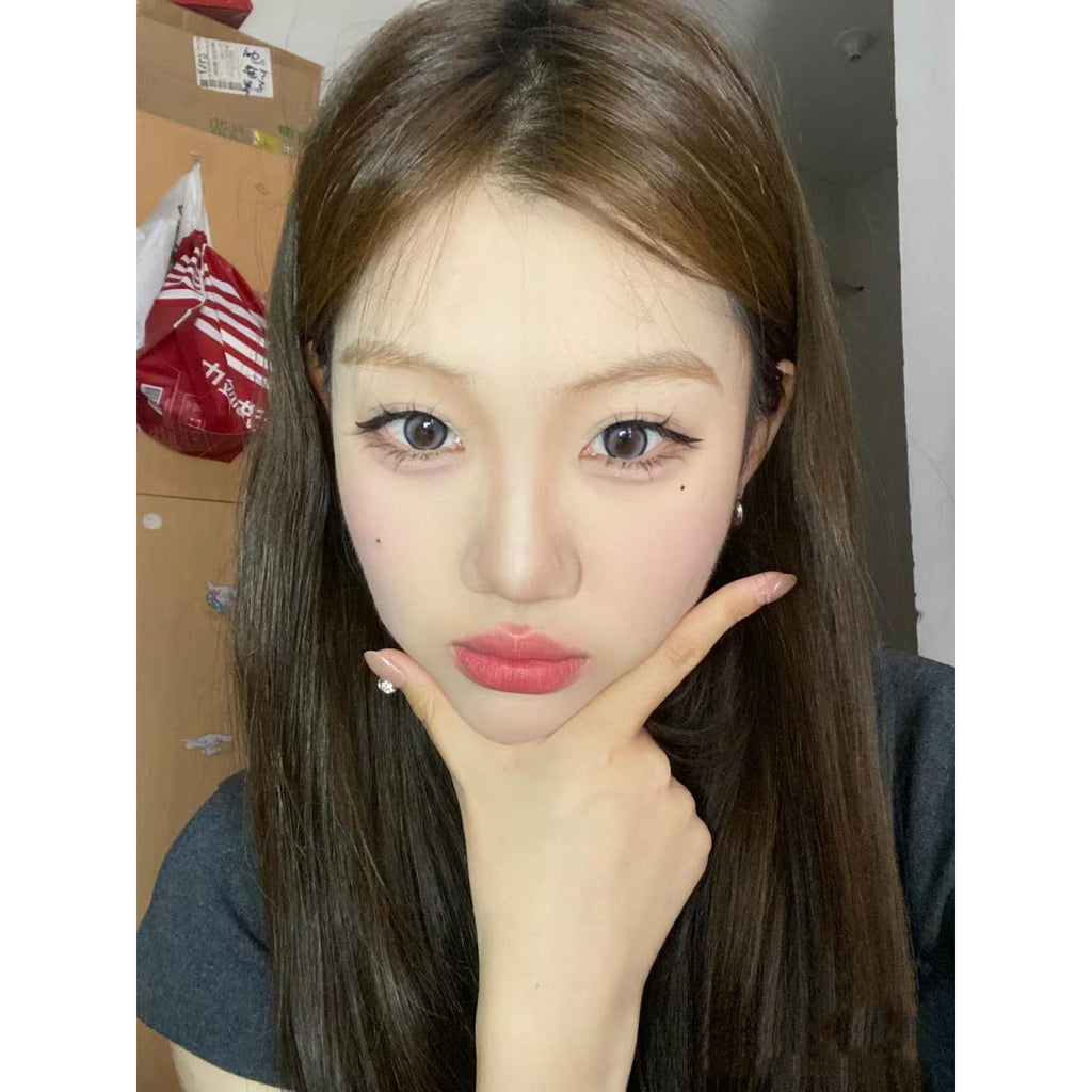 MSKDYLEI Xiyoulens 14.20mm Purple Colored Contact Lenses (6 Months Wear)