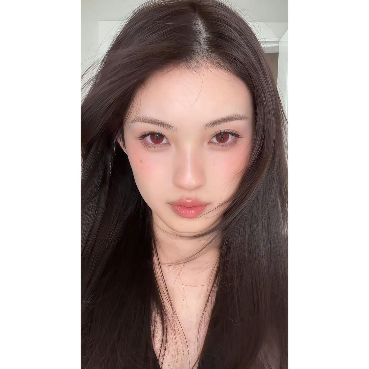 RYZJI MimiPark 14.20mm Red Colored Contact Lenses (6 Months Wear)