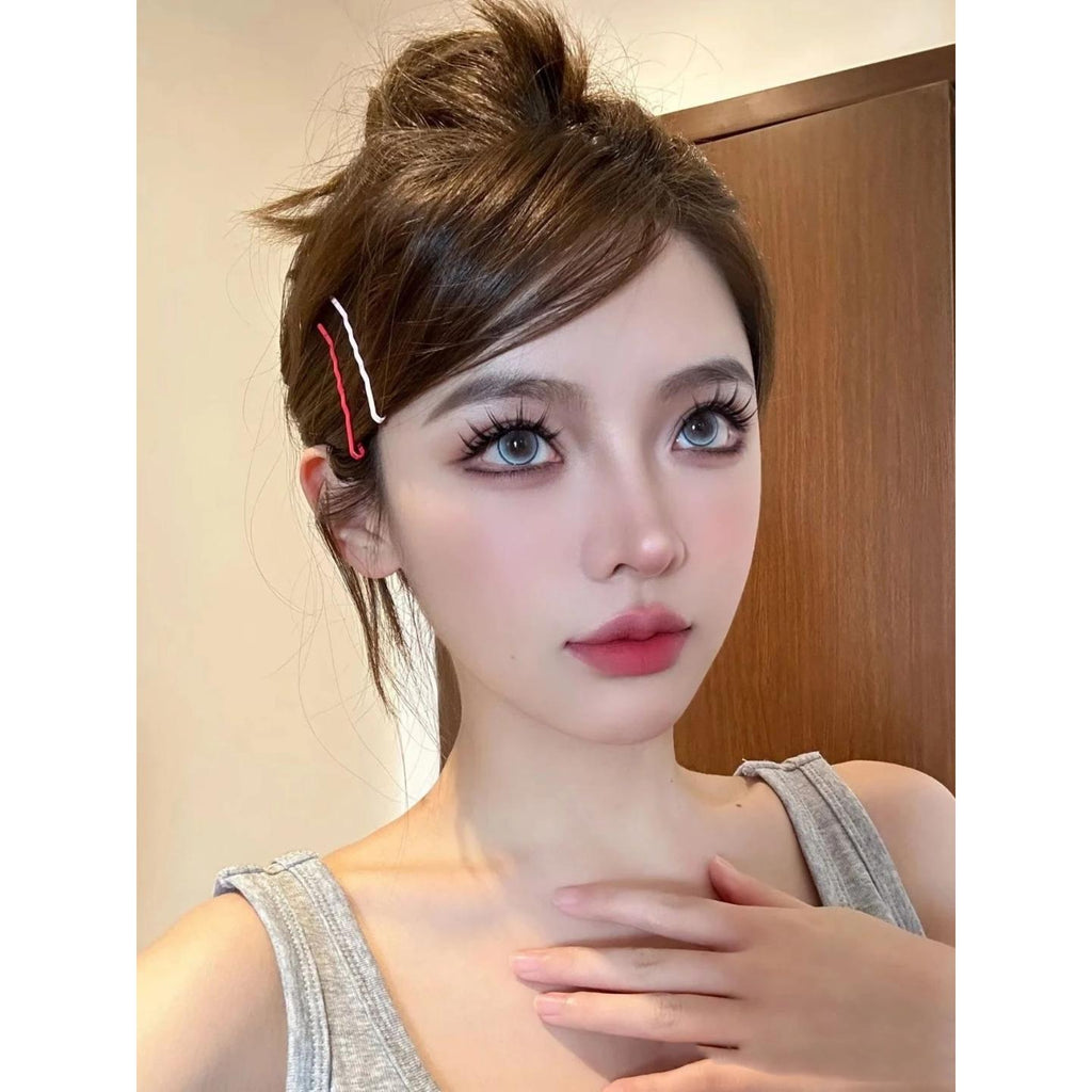 WZSJIE Xiyoulens 14.20mm Green Colored Contact Lenses (6 Months Wear)