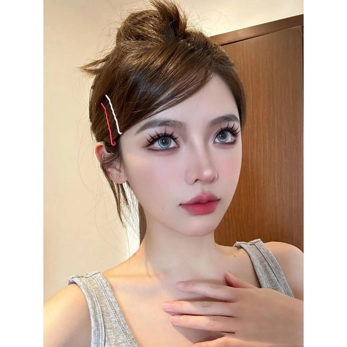 WZSJIE Xiyoulens 14.20mm Green Colored Contact Lenses (6 Months Wear)