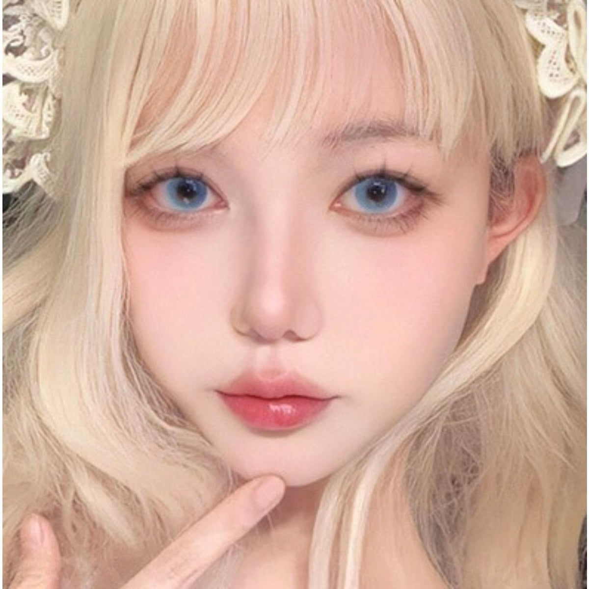 YCLXI OVOLOOK 14.20mm Blue Colored Contact Lenses (6 Months Wear)
