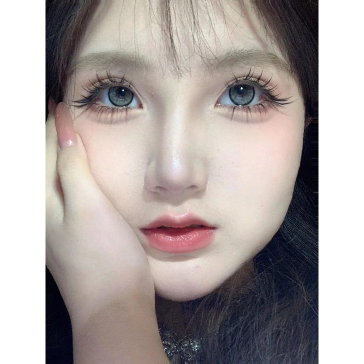 คอนแทคเลนส์สี 14KLA Xiyoulens ขนาด 14.20 มม. สีเทา (แบบราย 6 เดือน)