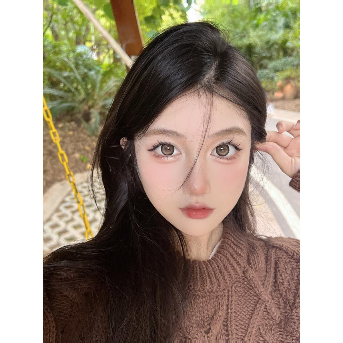 JXKKE BOOSCON 14.50mm Brown Colored Contact Lenses (6 Months Wear)