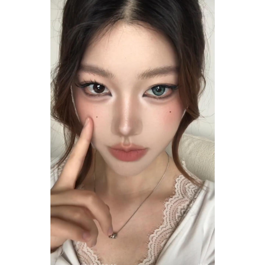 DKJLAN Serltyca 14.20mm Blue Colored Contact Lenses (6 Months Wear)