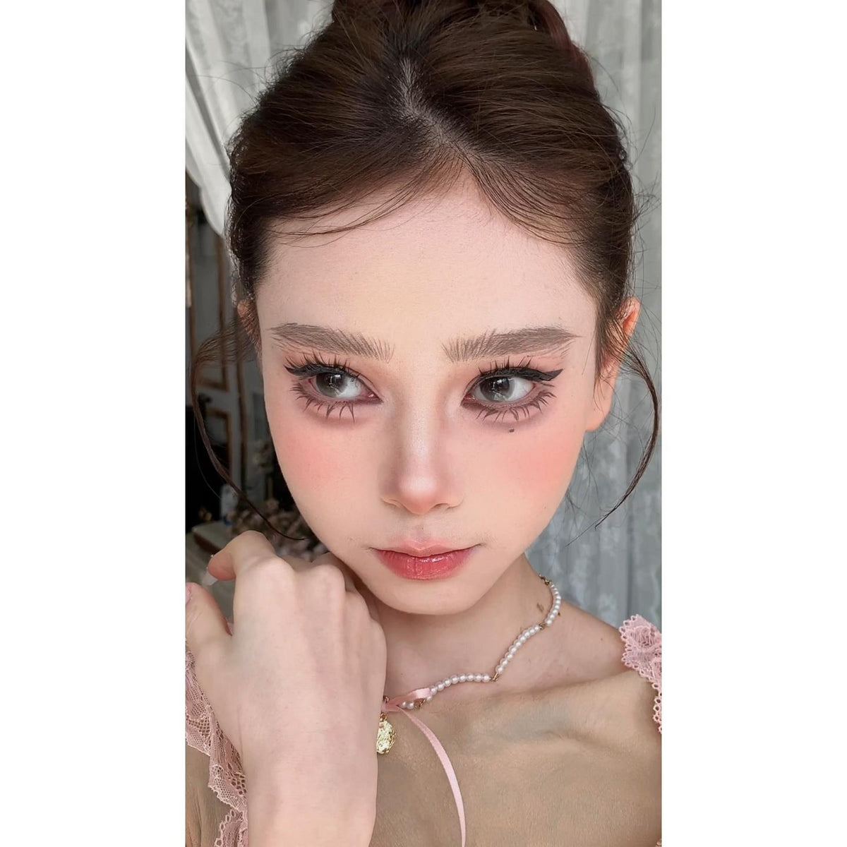 MLQCHA thestarlens 14.20mm Green Colored Contact Lenses (6 Months Wear)