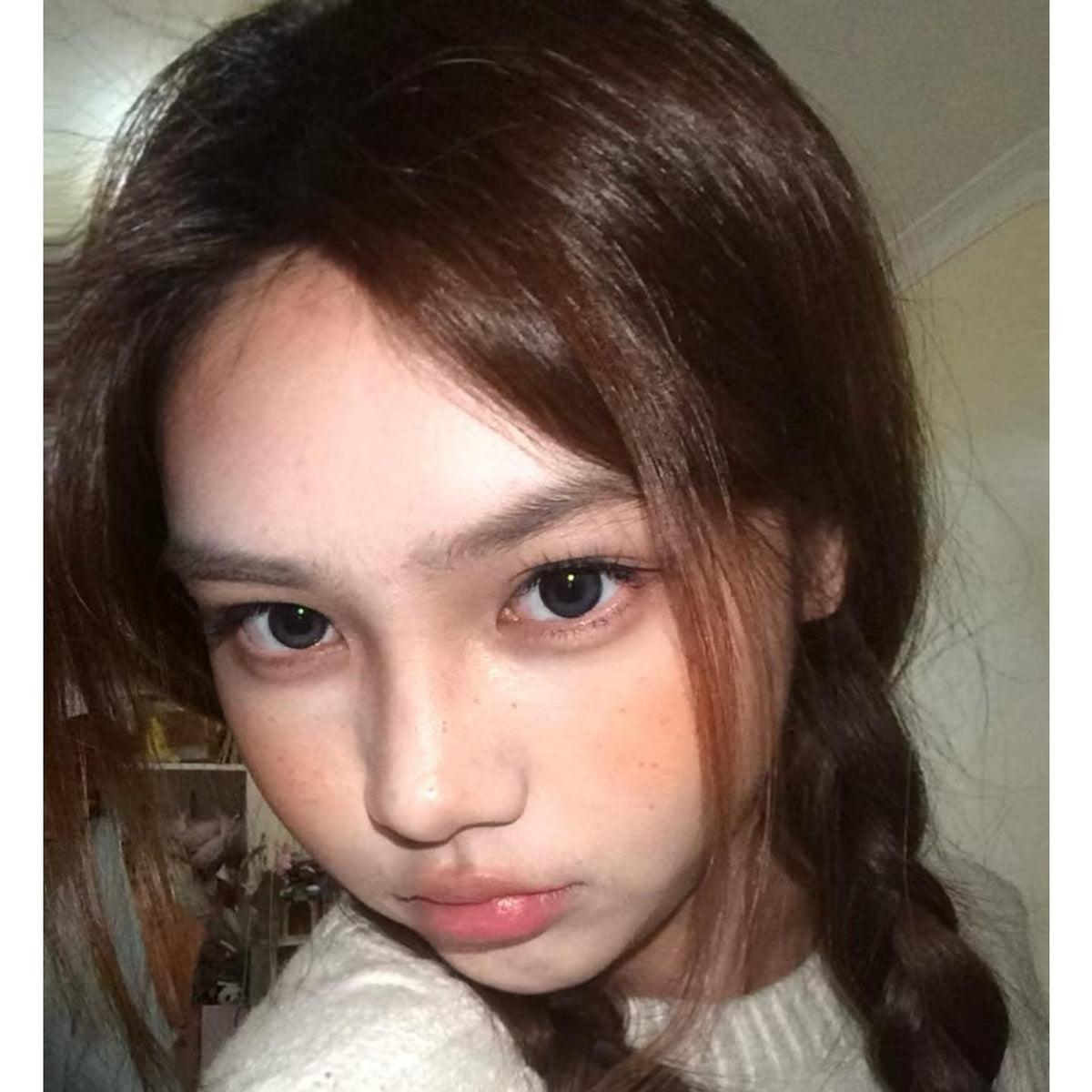 XYLSHAN FLLYCON 14.20mm Blue Colored Contact Lenses (6 Months Wear)