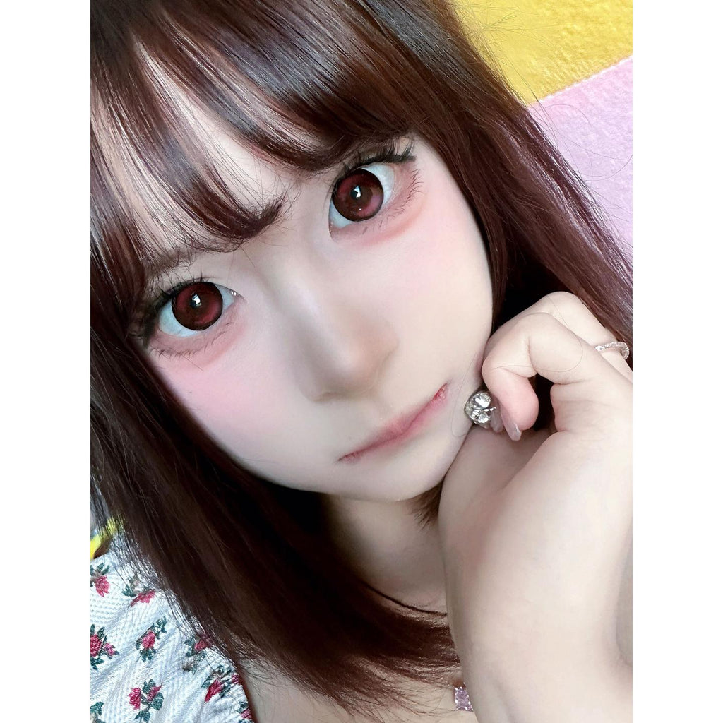 CDCXZHU OBALEN 14.50mm Red Colored Contact Lenses (6 Months Wear)
