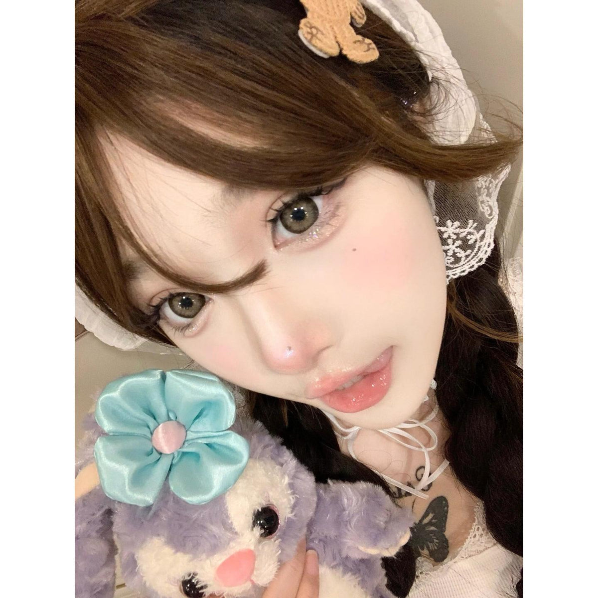 คอนแทคเลนส์สี TEQI รุ่น Xiyoulens ขนาด 14.50 มม. สีเทา (ชนิดราย 6 เดือน)