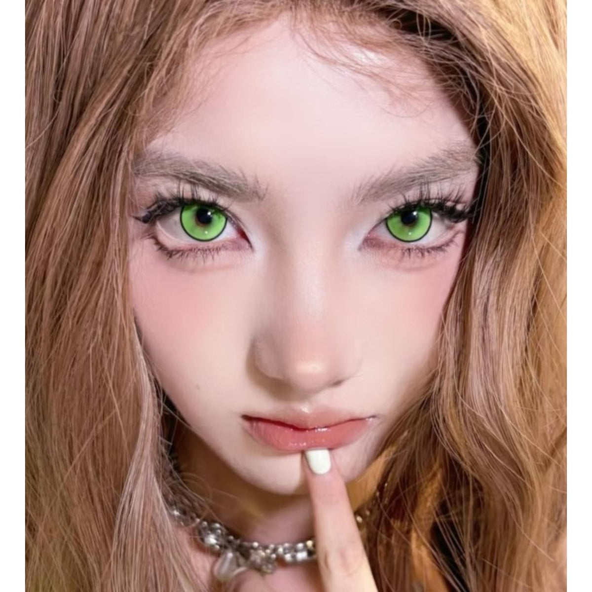 MFPPLV Xiyoulens 14.50mm Green Colored Contact Lenses (6 Months Wear)