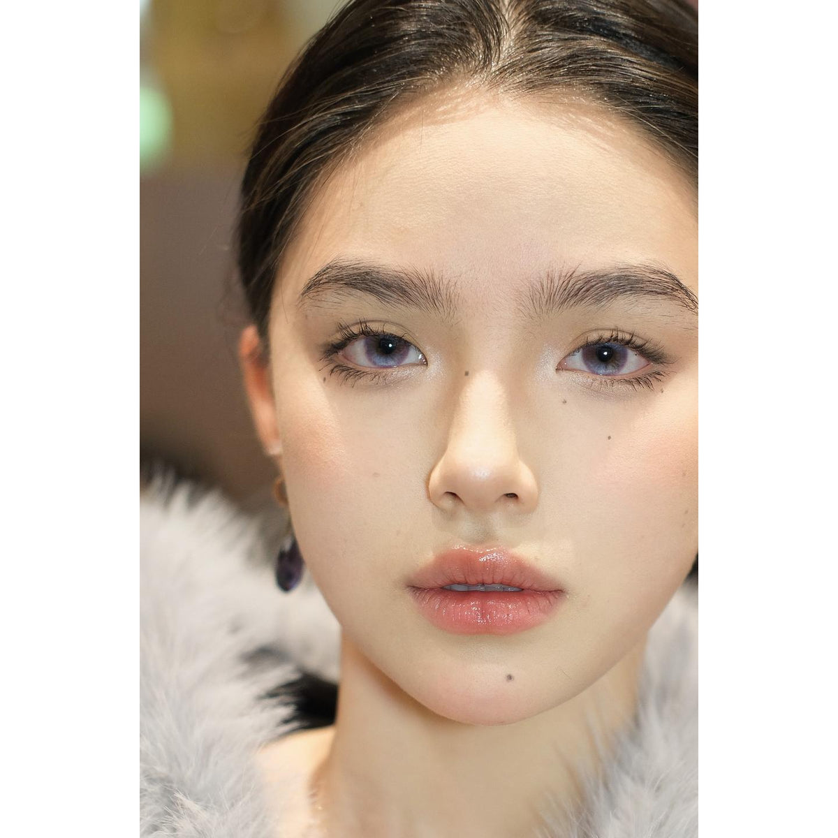 HDZLUO BOOSCON 14.50mm Purple Colored Contact Lenses (6 Months Wear)