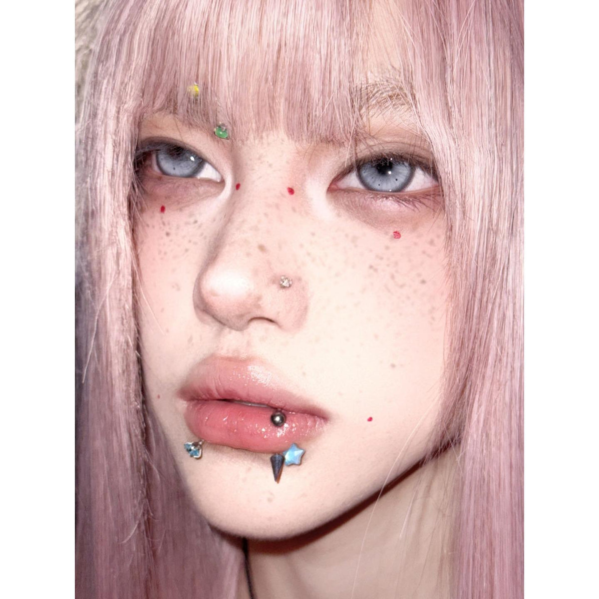 FZROHUI Serltyca 14.20mm Grey Colored Contact Lenses (6 Months Wear)