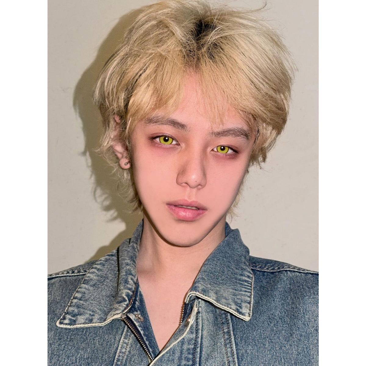 LRRJIN Xiyoulens 14.50mm Yellow Colored Contact Lenses (6 Months Wear)