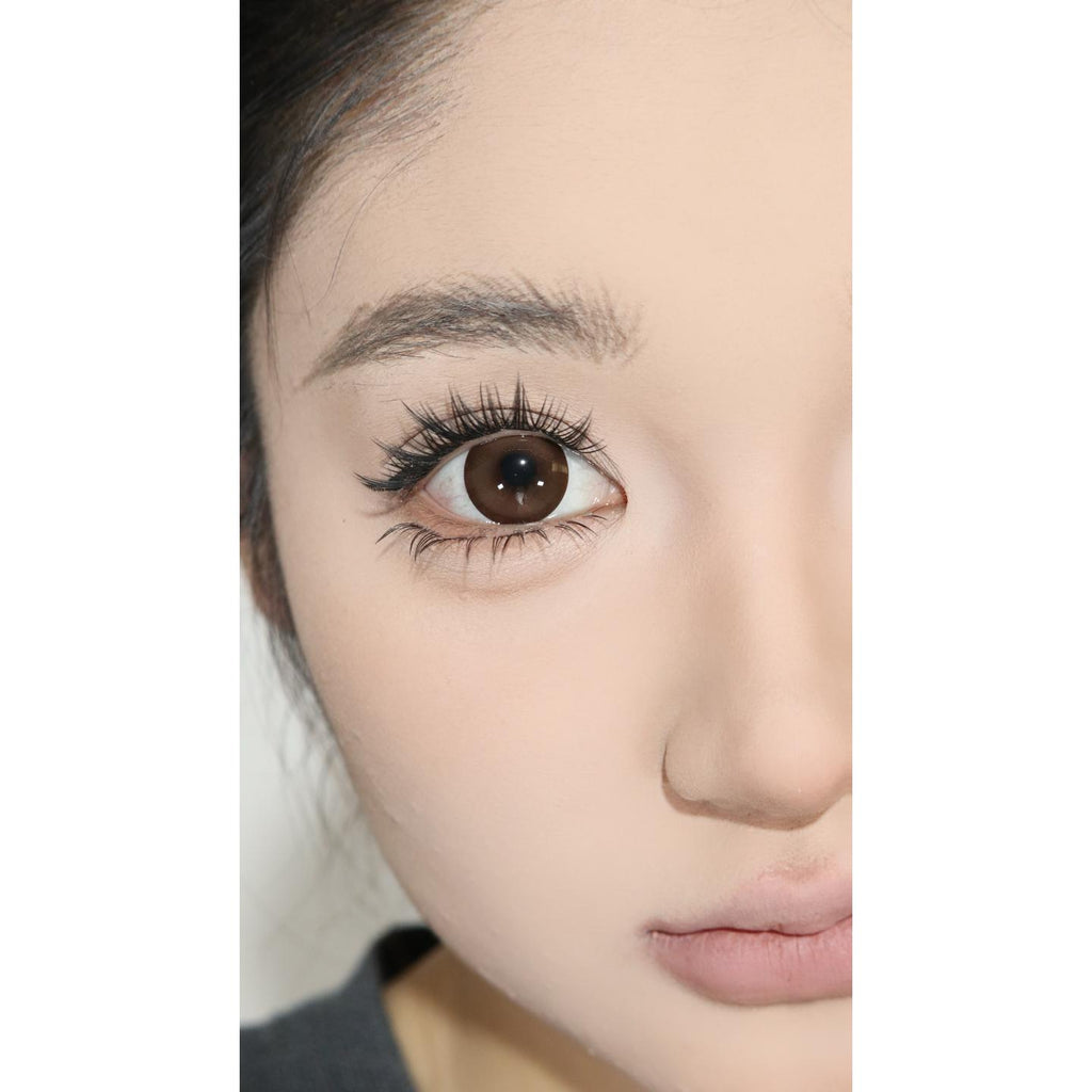 CDNYSHUANG OBALEN 14.50mm Brown Colored Contact Lenses (6 Months Wear)
