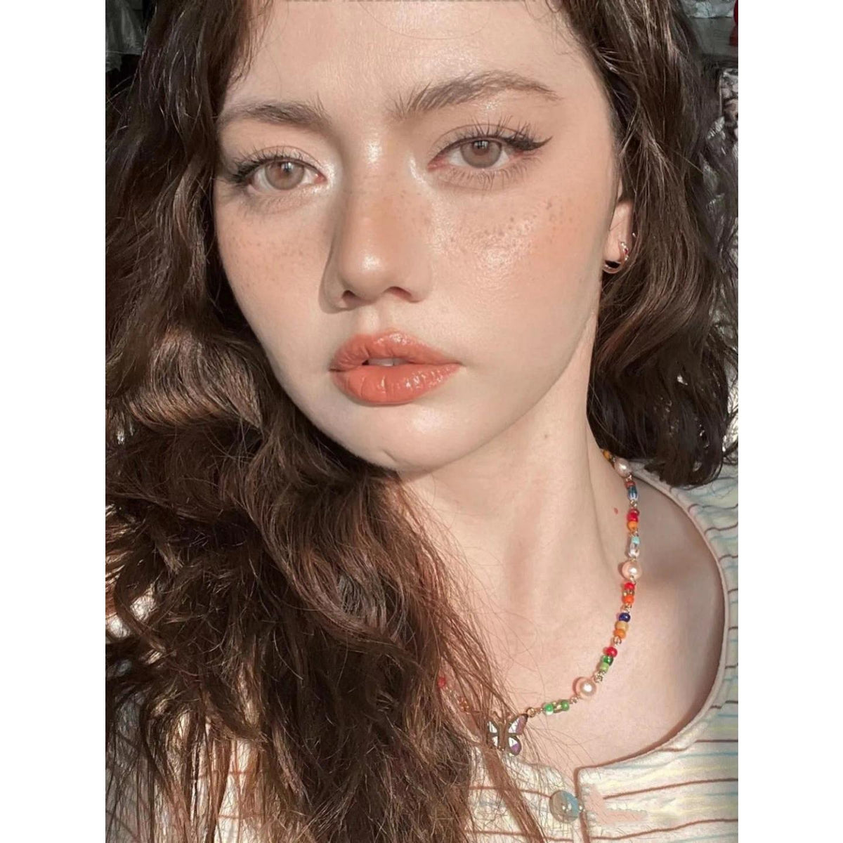 QHPO OVOLOOK 14.00mm Brown Colored Contact Lenses (6 Months Wear)