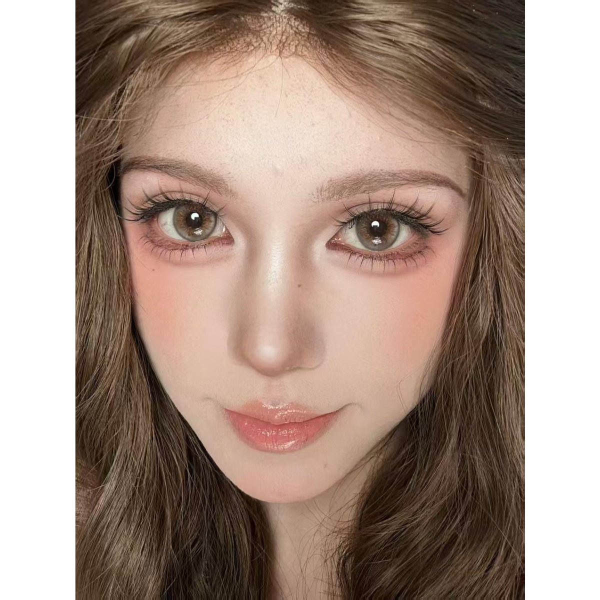TMWHUA MimiPark 14.50mm Gray Colored Contact Lenses (6 Months Wear)