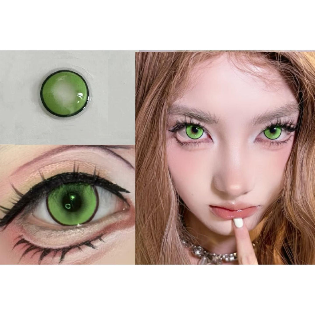 MFPPLV Xiyoulens 14.50mm Green Colored Contact Lenses (6 Months Wear)